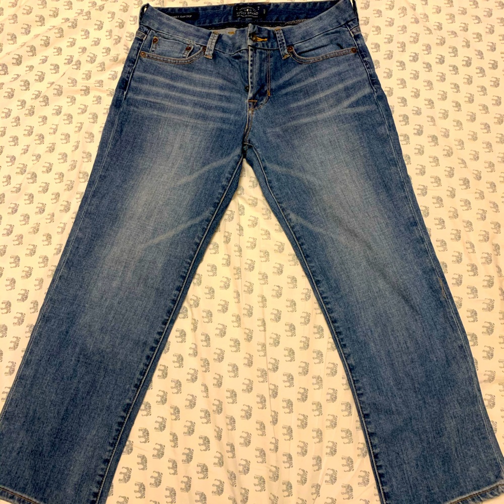 Lucky brand sweet jean crop size 27
